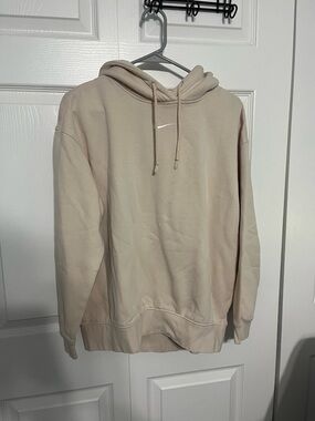 Nike Beige Minimalist Pullover Hoodie
